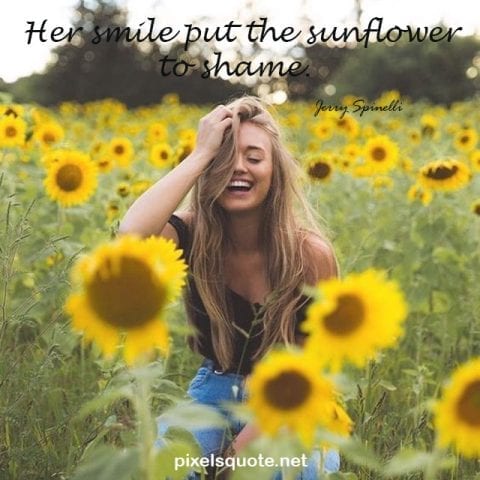 Short Sunflower Quote.