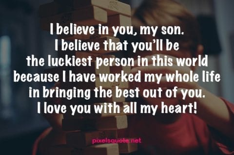 Featured image of post I Love You Because Quotes For Son