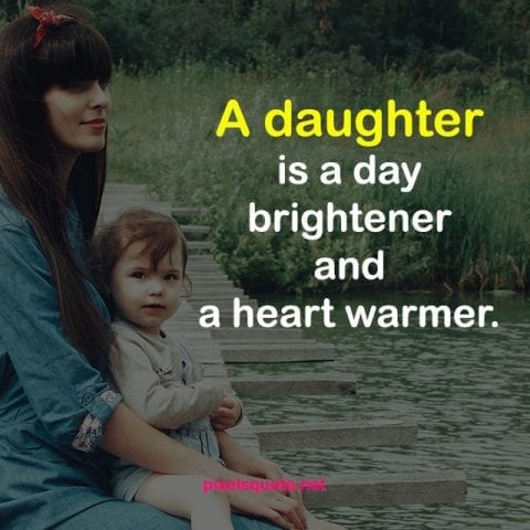 Sweet Daughter Quote Image.