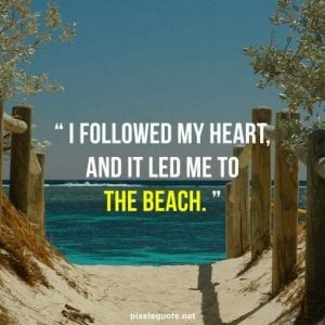 55+ Nicest beach quotes to set your beach mood | PixelsQuote.Net