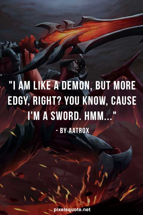 When Aatrox Killing a Champion 3.