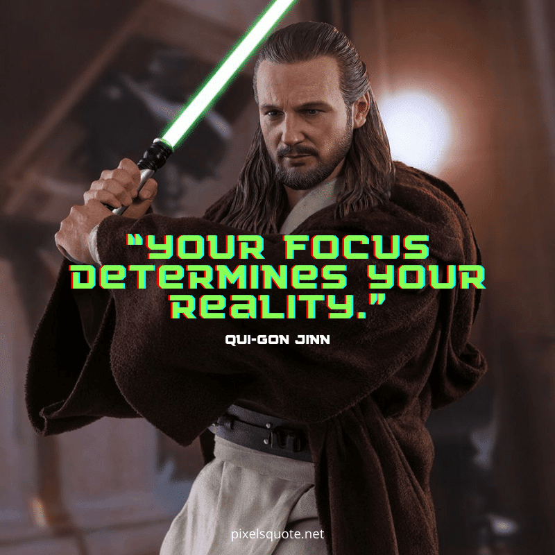 Qui-Gon Jinn quotes.