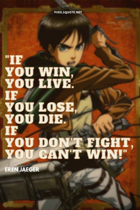 Attack on Titan quotes from Eren